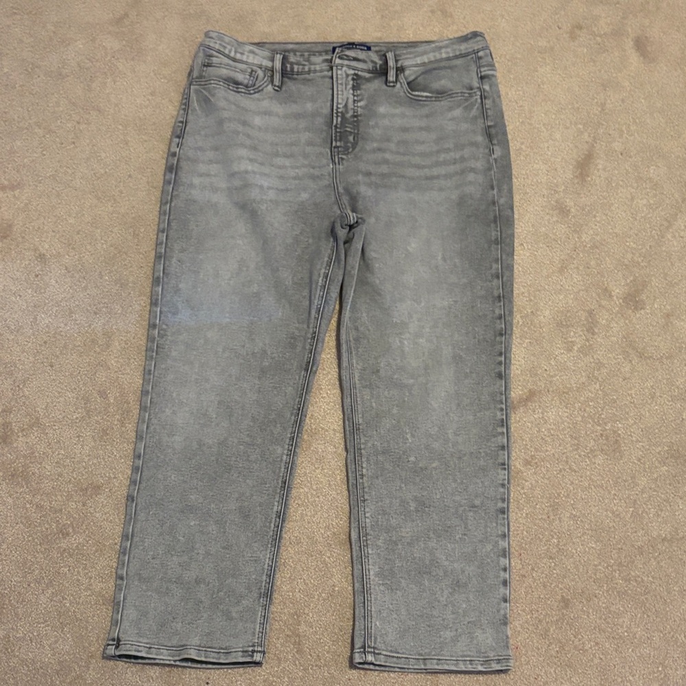 Scotch & Soda Gray Denim Straight Leg Size 14